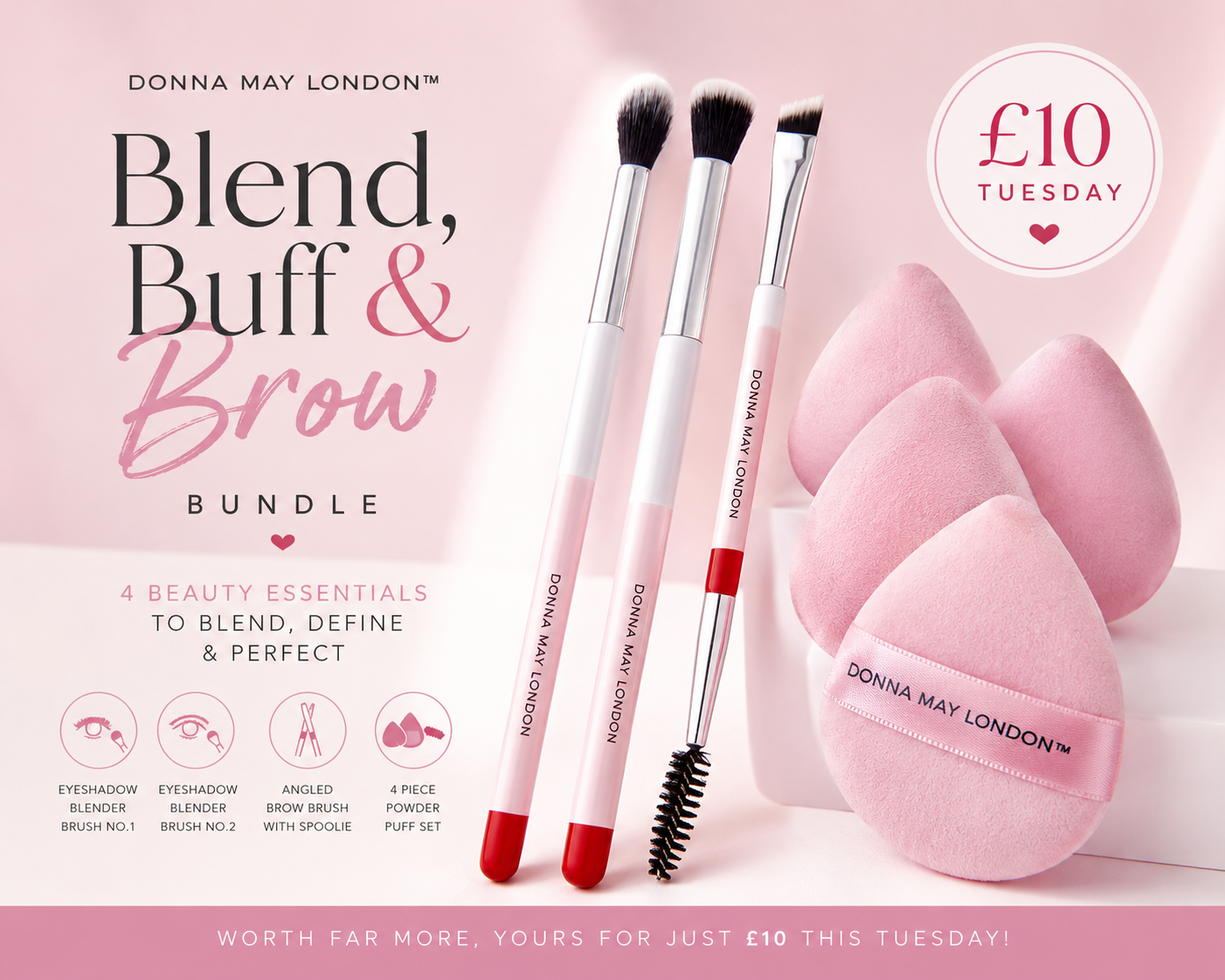 Blend, Brush & Brow Bundle