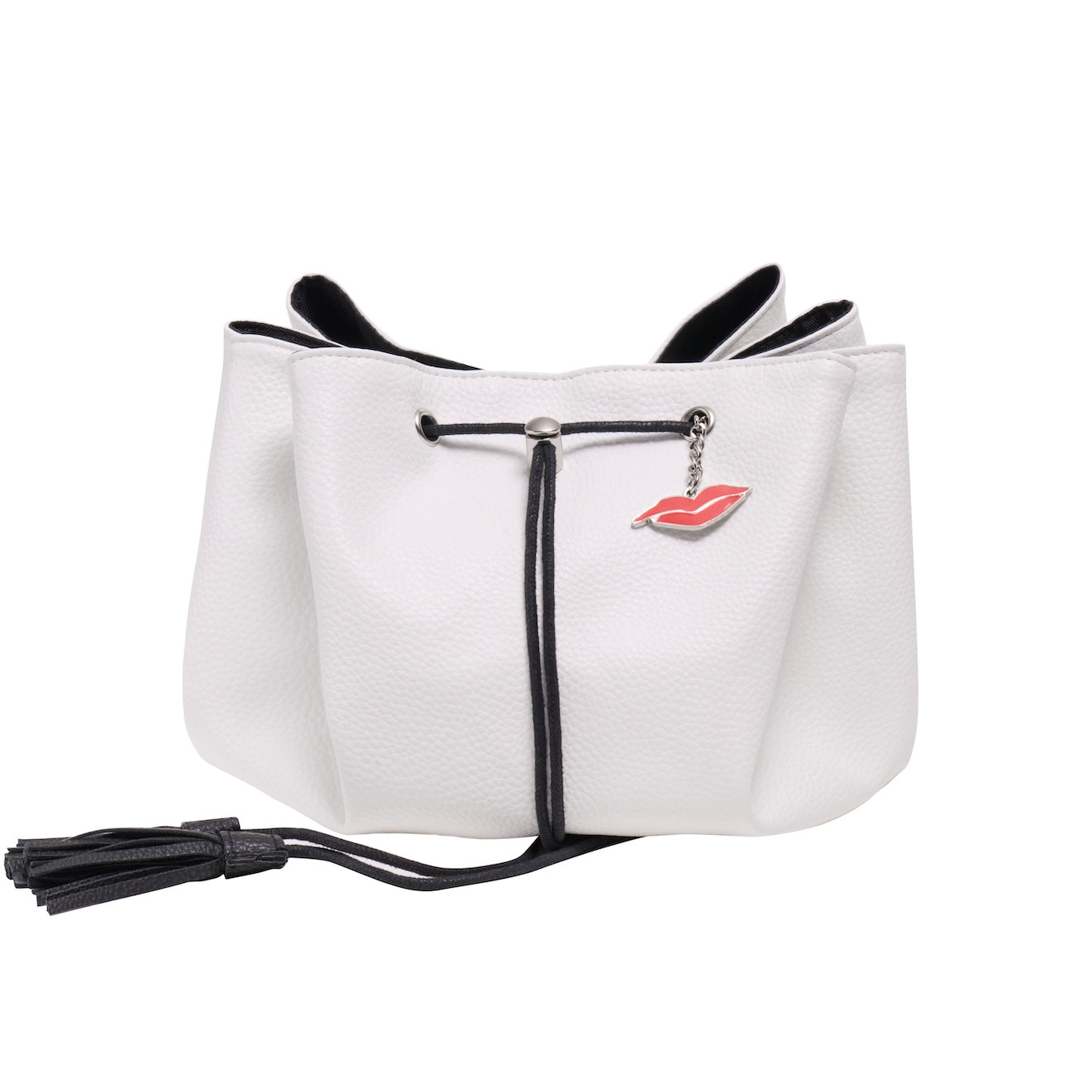 Lay Flat Makeup Bag - Porcelain White
