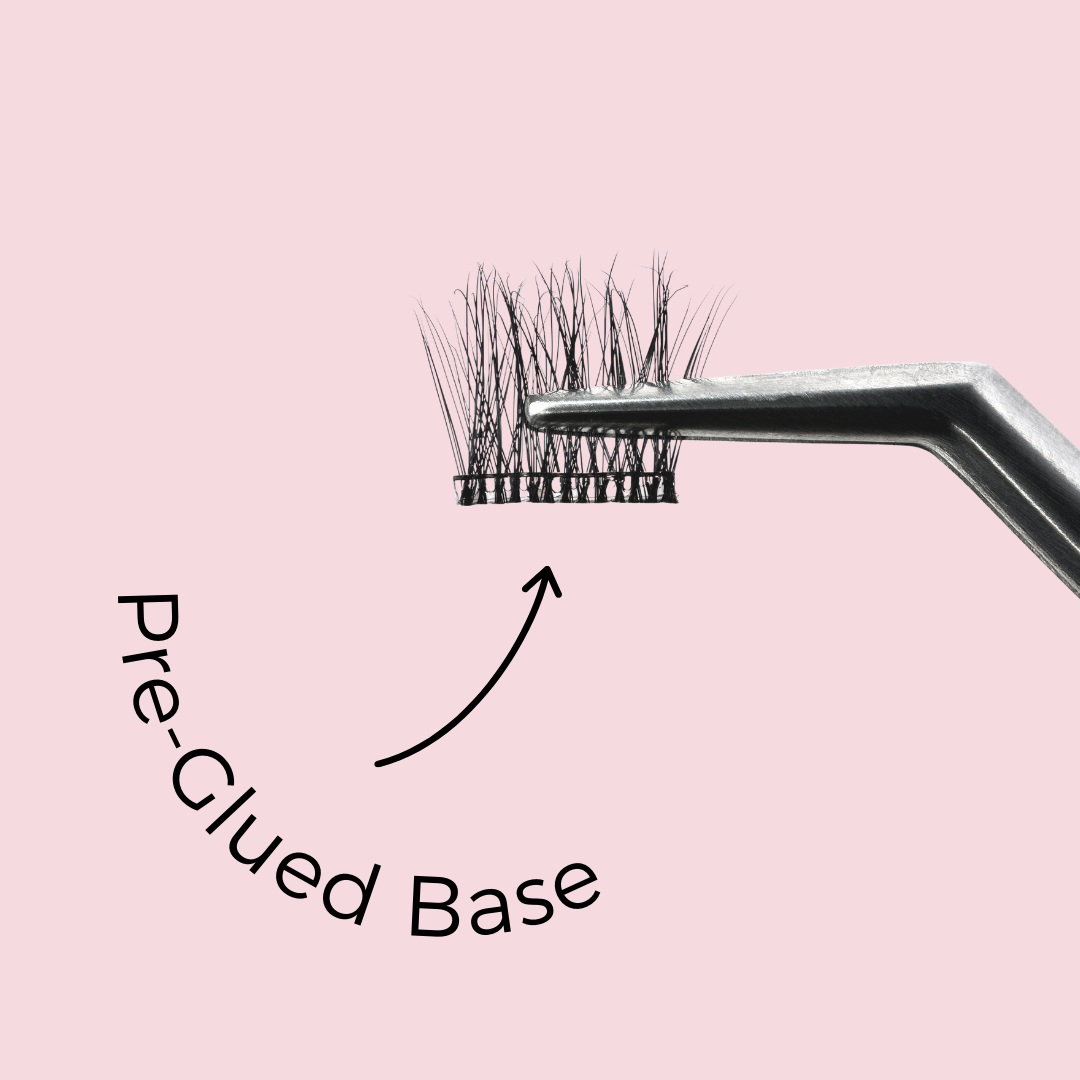 Easylash Fluffies Mixed Length Pre-Glued Underlashes - Black