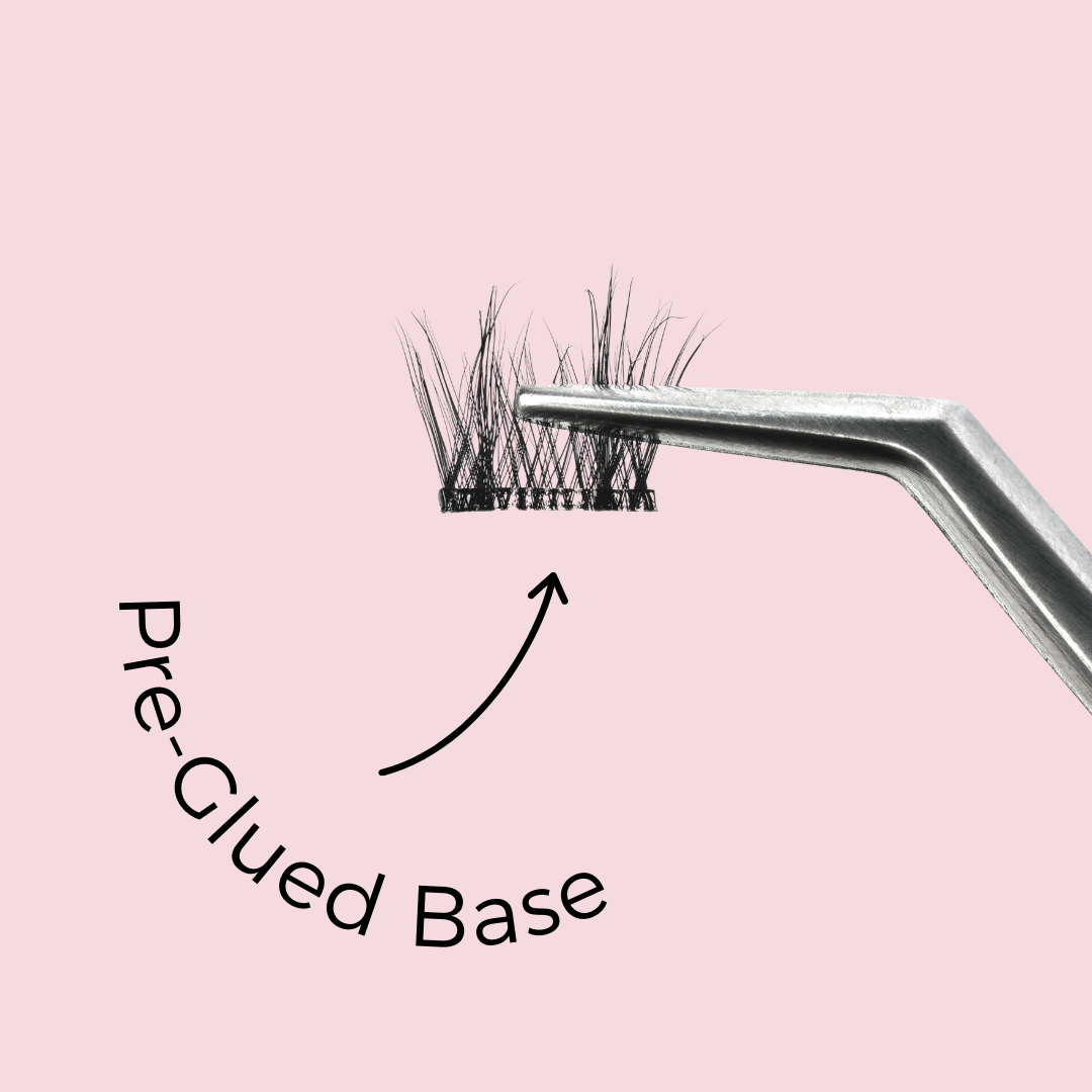 Easylash Feathered Mixed Length Pre-Glued Underlashes – Black