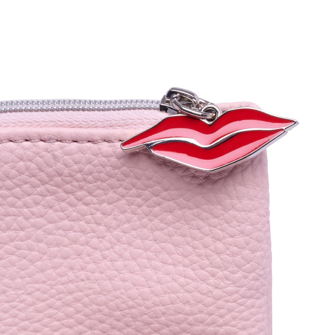 Stand & Store Makeup Brush Case in Pink | Adjustable & Travel-Friendly