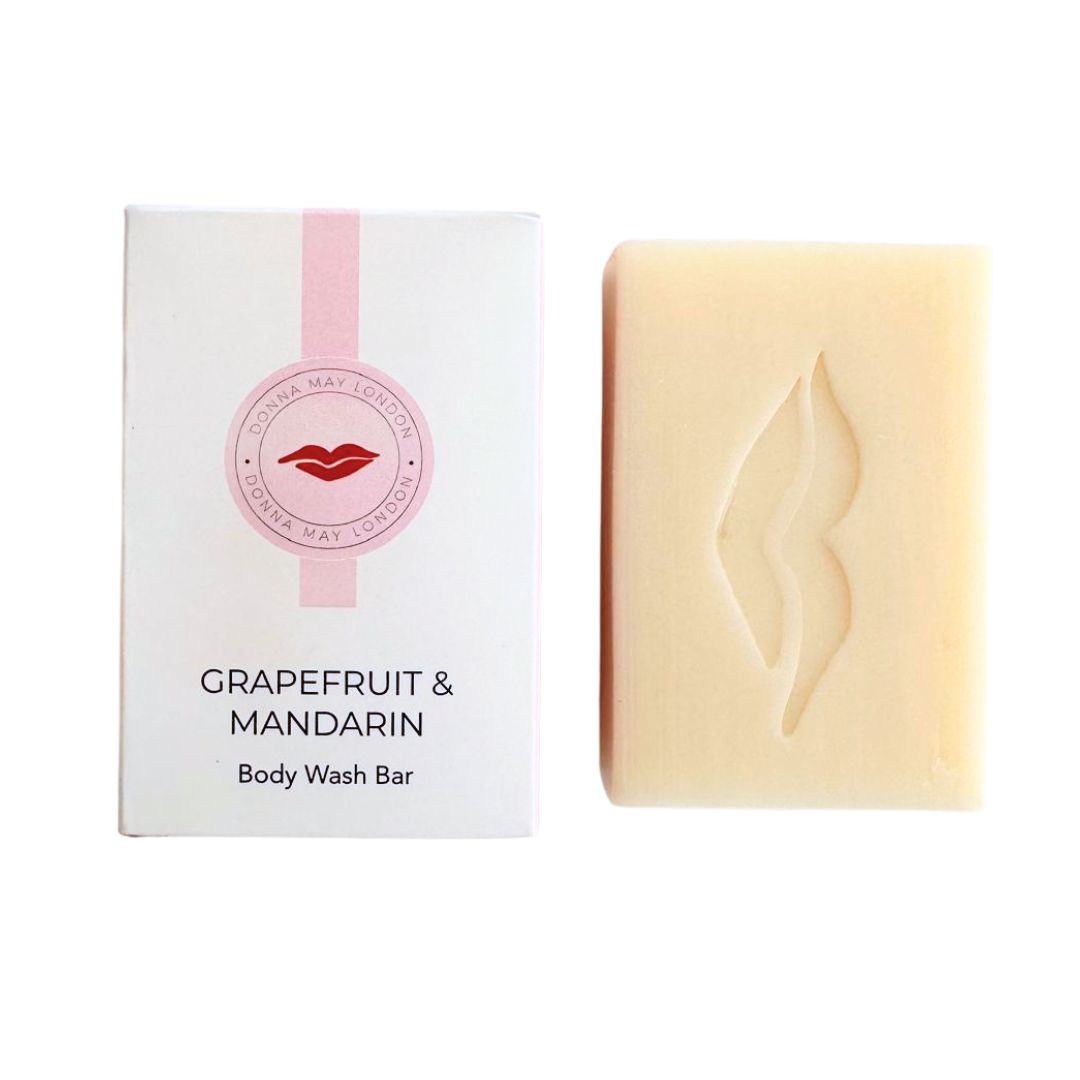 Zesty Grapefruit & Mandarin Shower Bar – Handmade & Organic