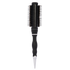 Radial hairbrush for short hair
