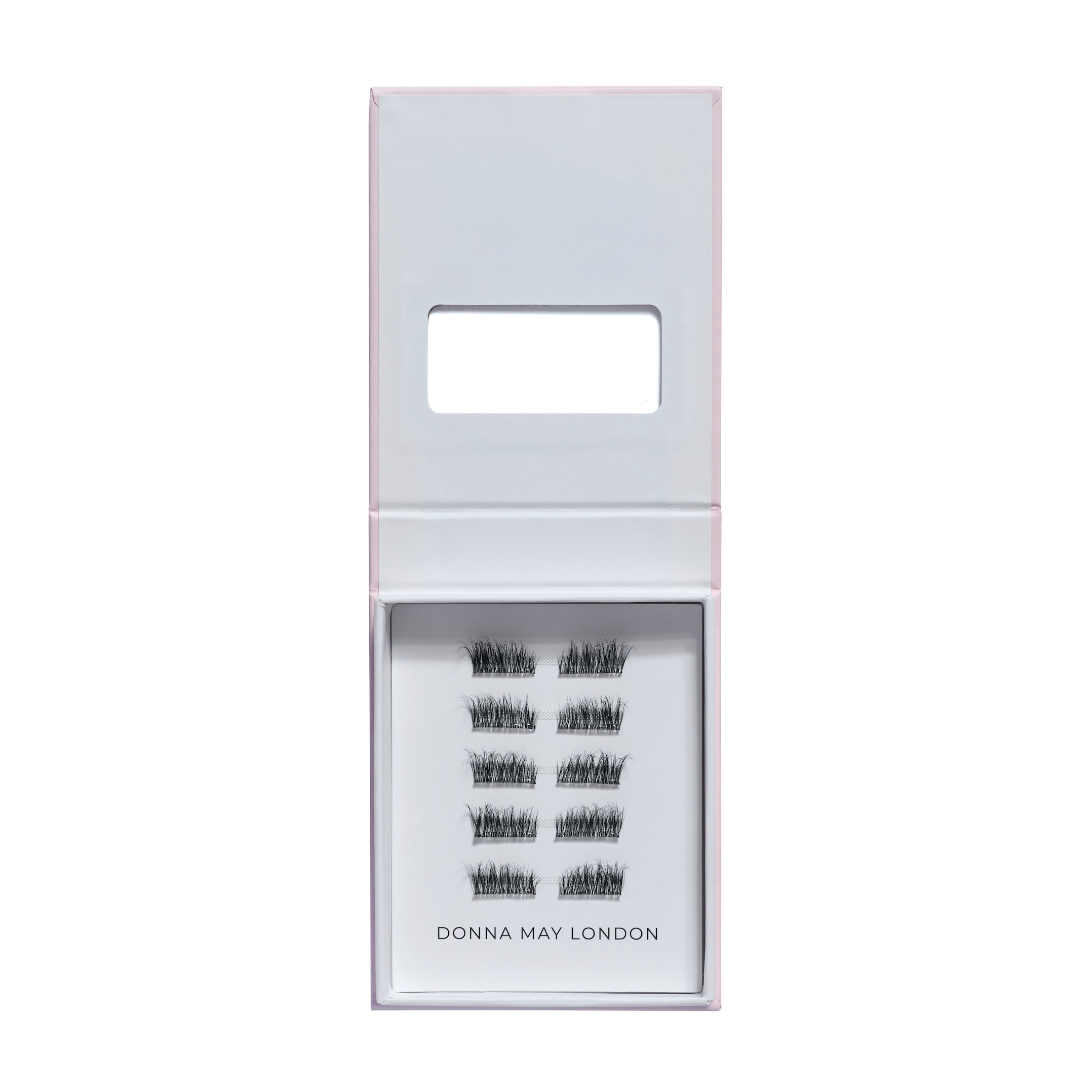Donna May London Easylash underlashes – seamless, natural lift from half length false lashes