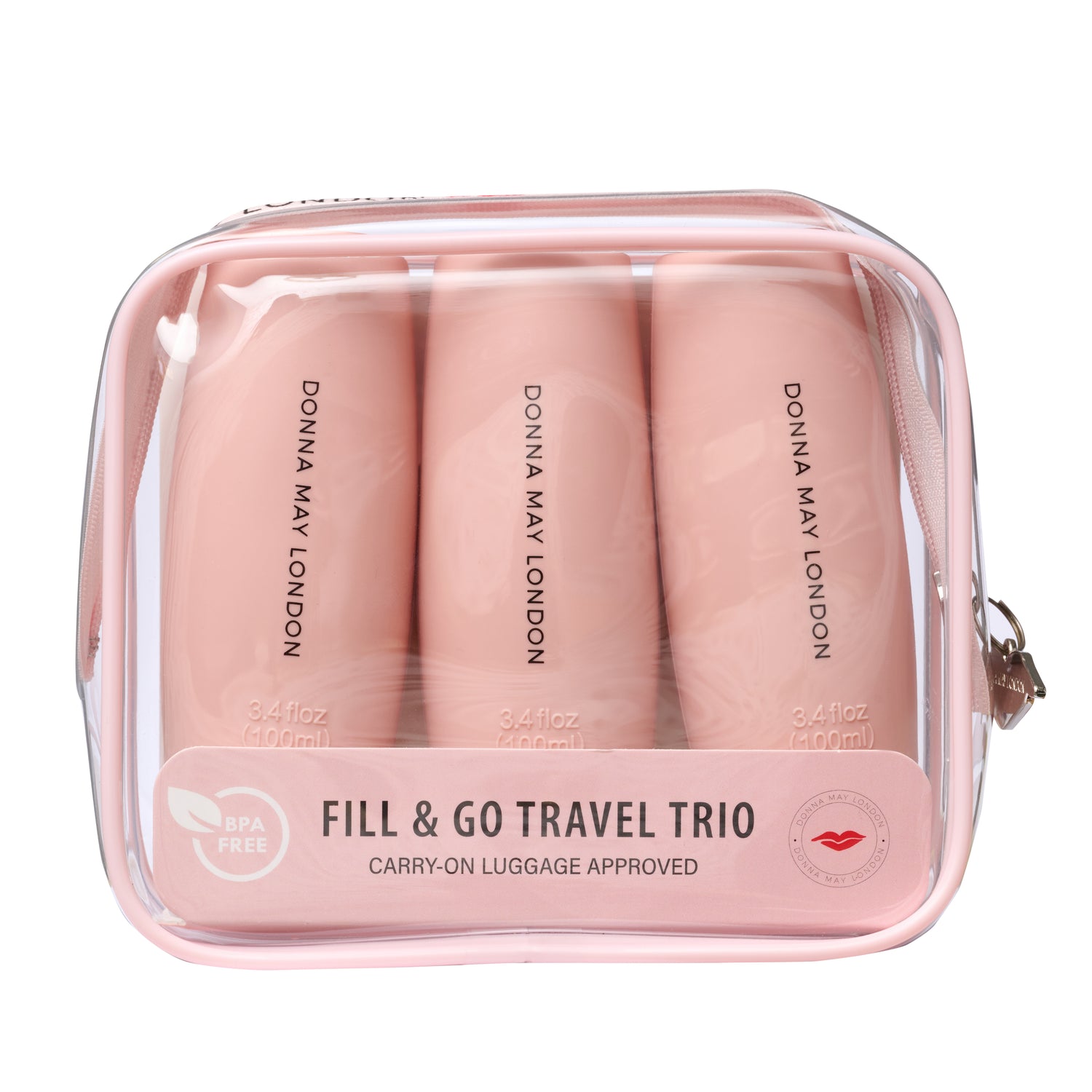 Leakproof silicone travel bottles for shampoo, conditioner, and toiletries