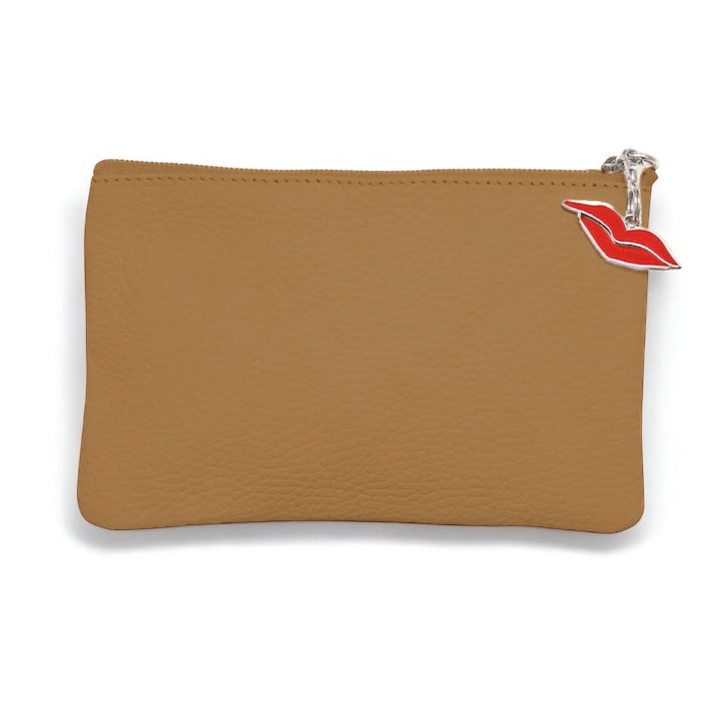 Paris Lipstick & Penny Purse in Tan Leather