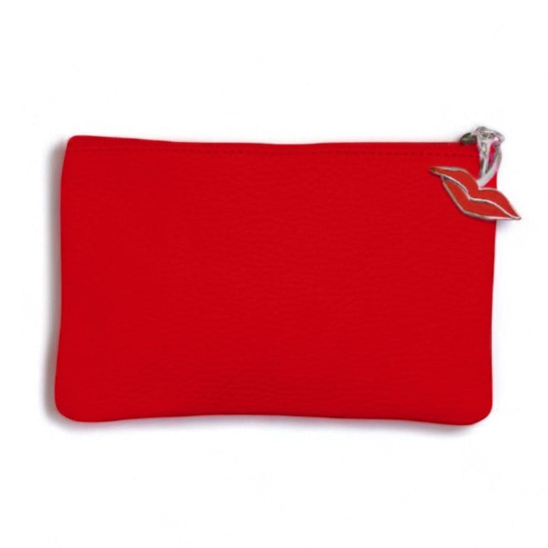 Venice Lipstick & Penny Purse in Red Leather