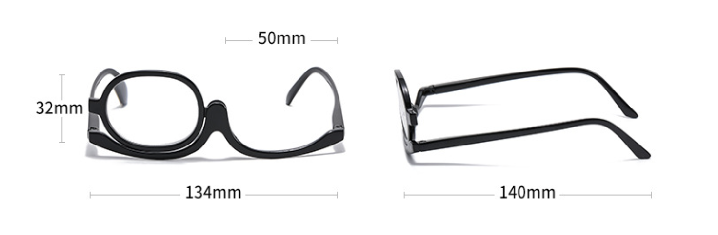 Donna May Makeup Glasses