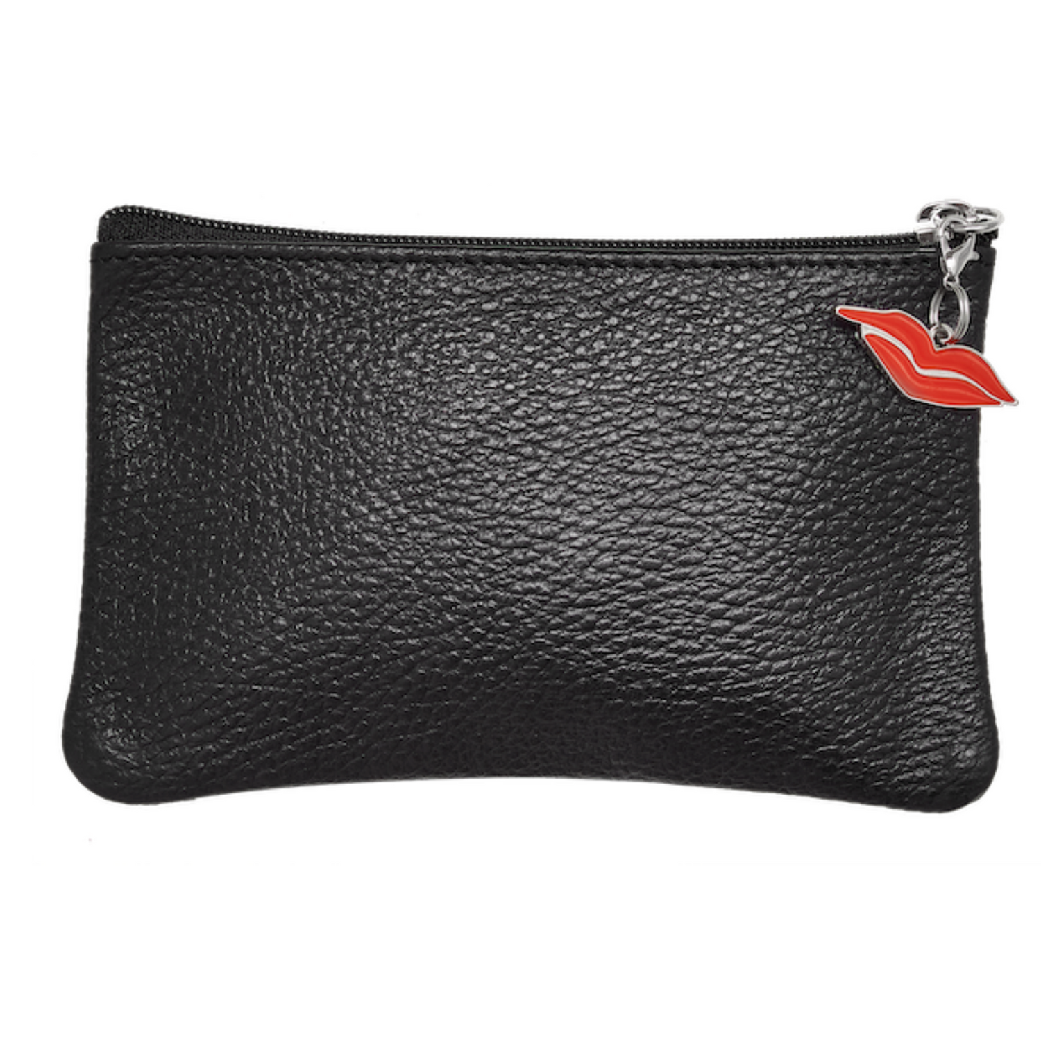 London Lipstick & Penny Purse in Black Leather