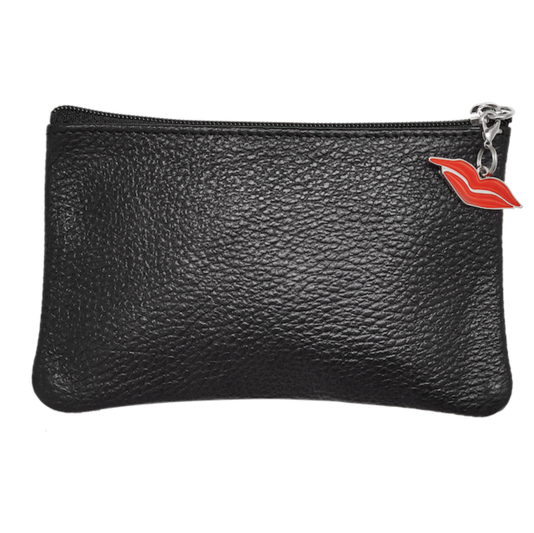 London Lipstick & Penny Purse in Black Leather