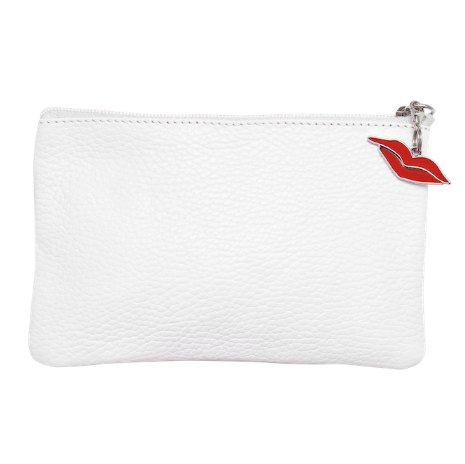 Florence Lipstick & Penny Purse in White Leather