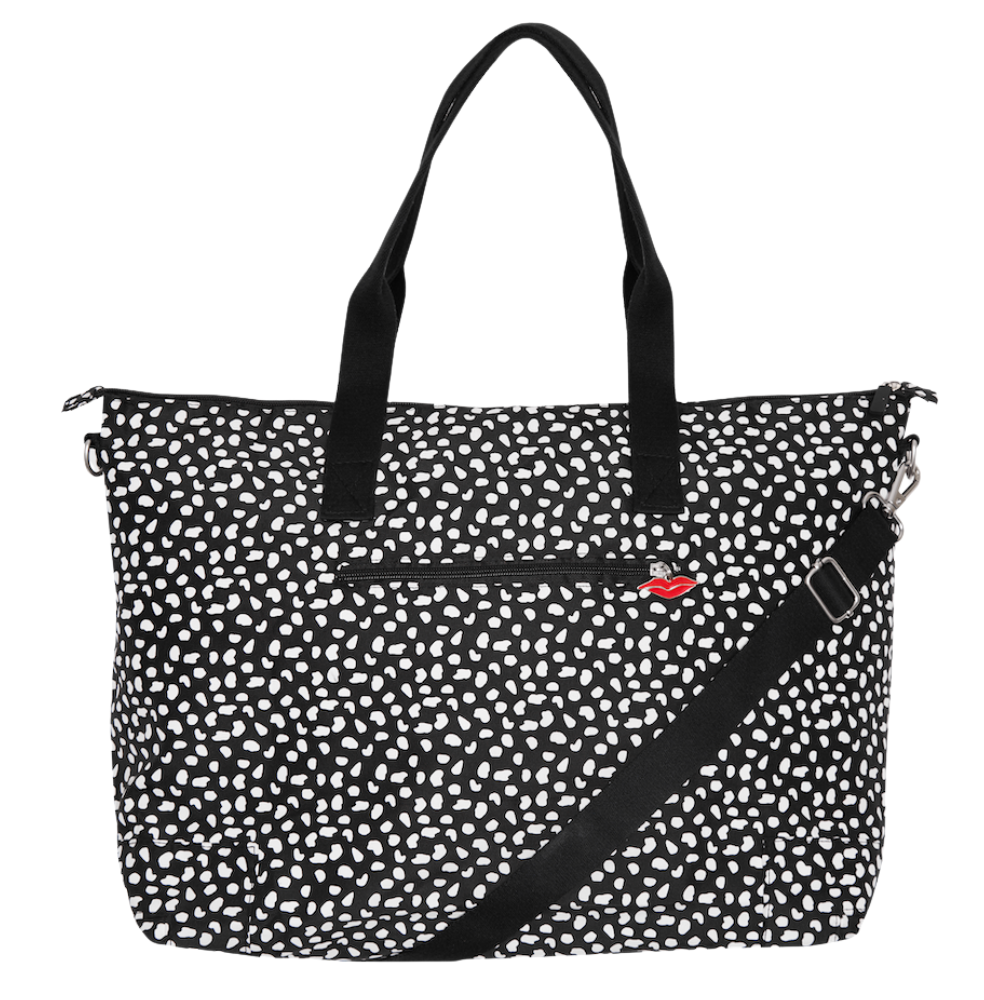 Travel Essentials Bundle in Black & White Spotty