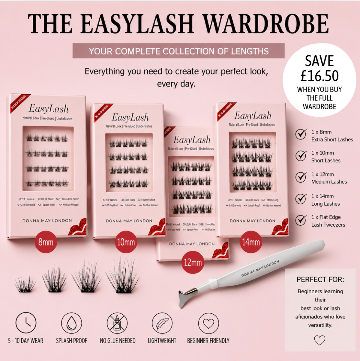 The EasyLash Wardrobe - For every lash look