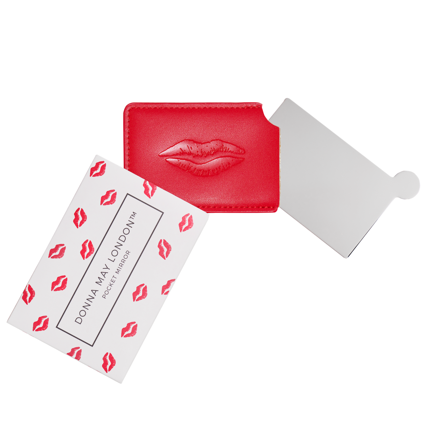 Sleek handbag mirror by Donna May London