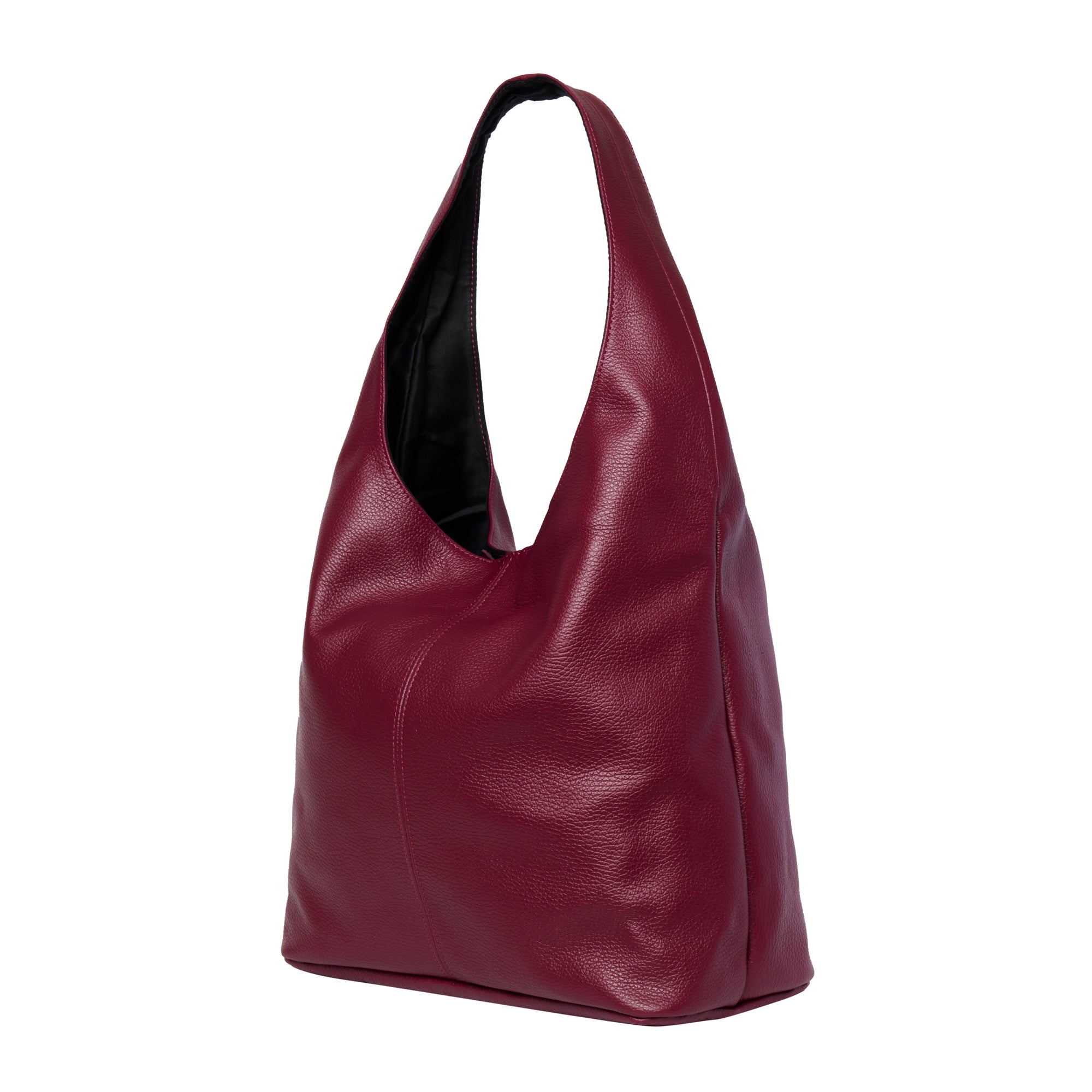 Bordeaux Sloane Shopper in Cranberry & Metallic Rose