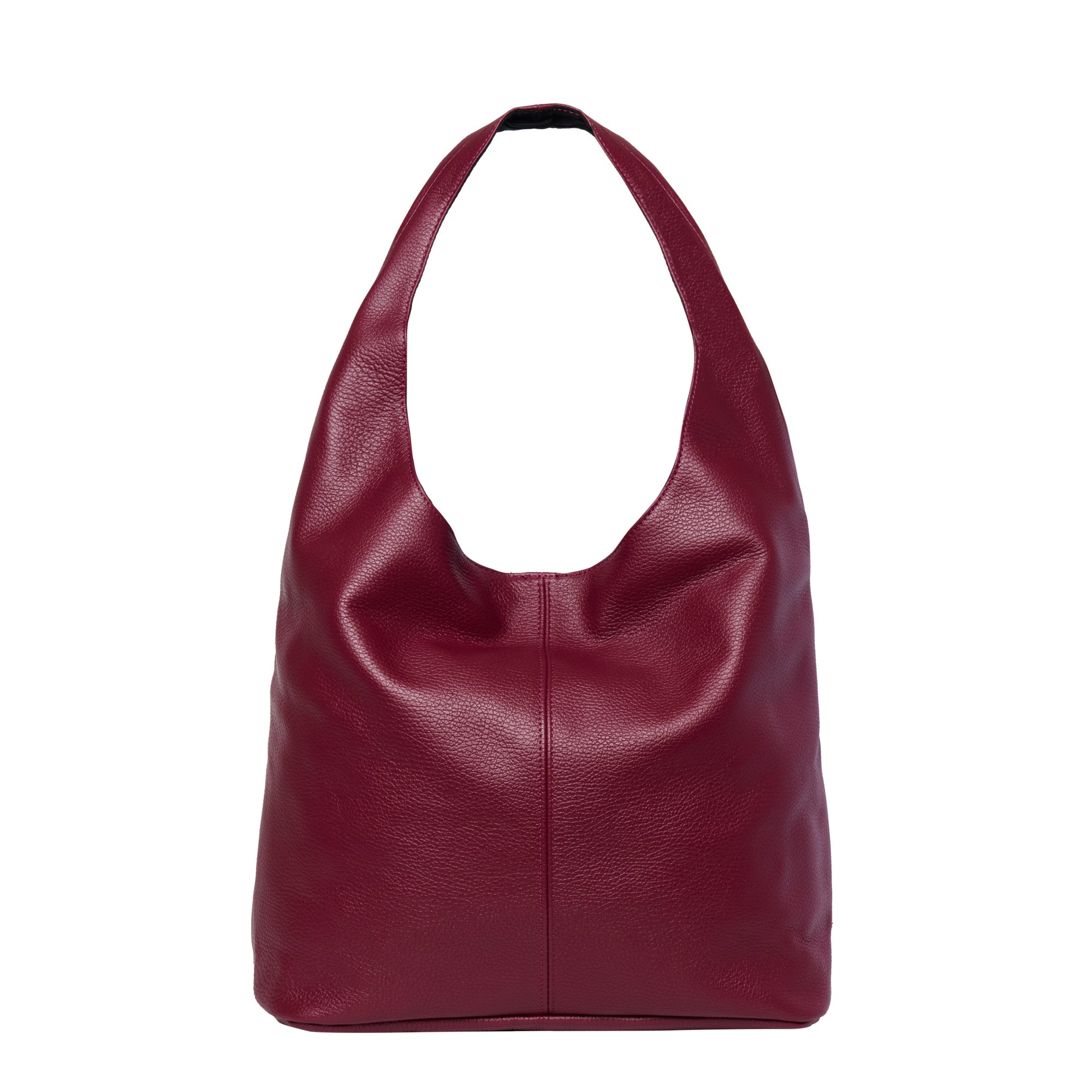 Bordeaux Sloane Shopper in Cranberry & Metallic Rose