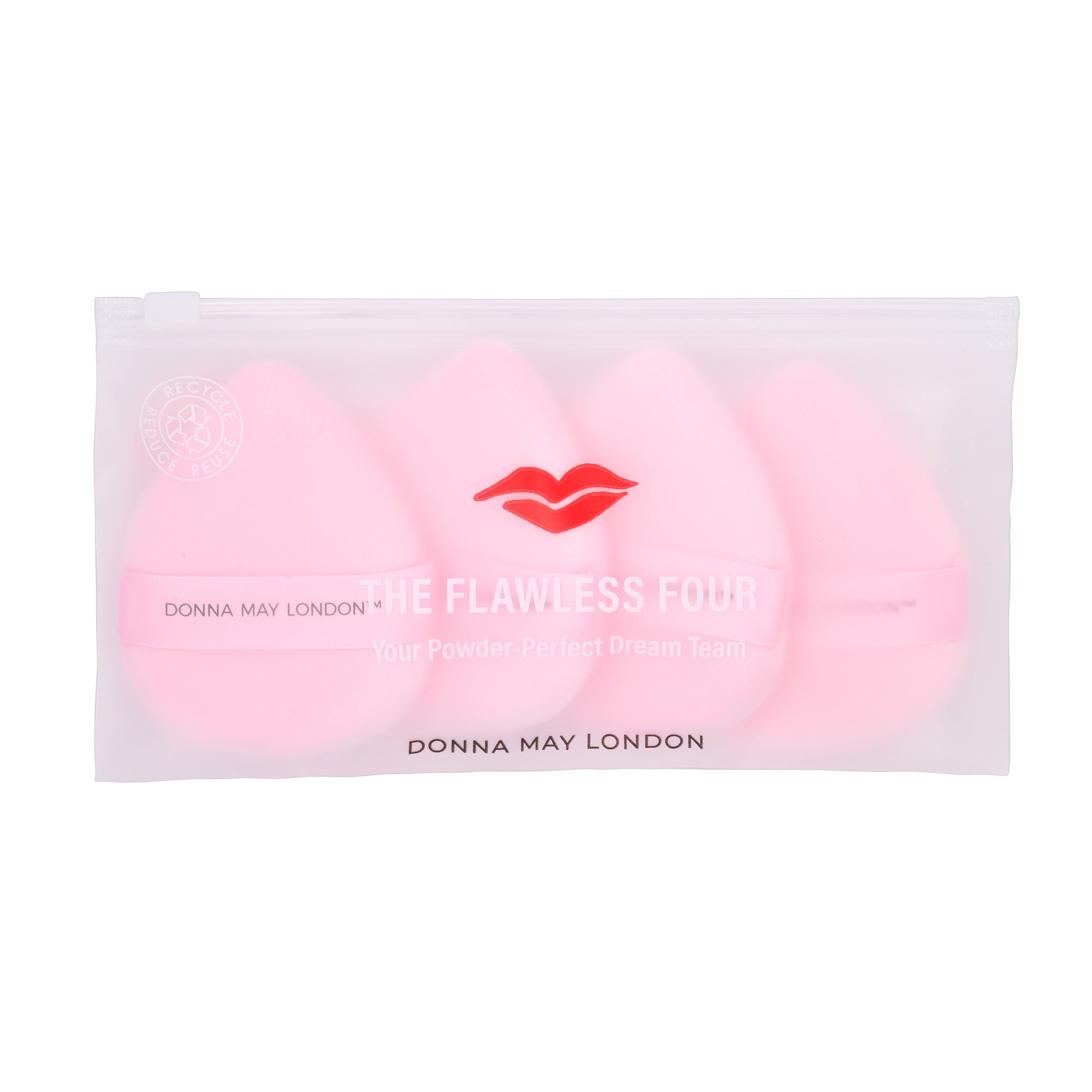 4-Piece Powder Puff Set – Pink