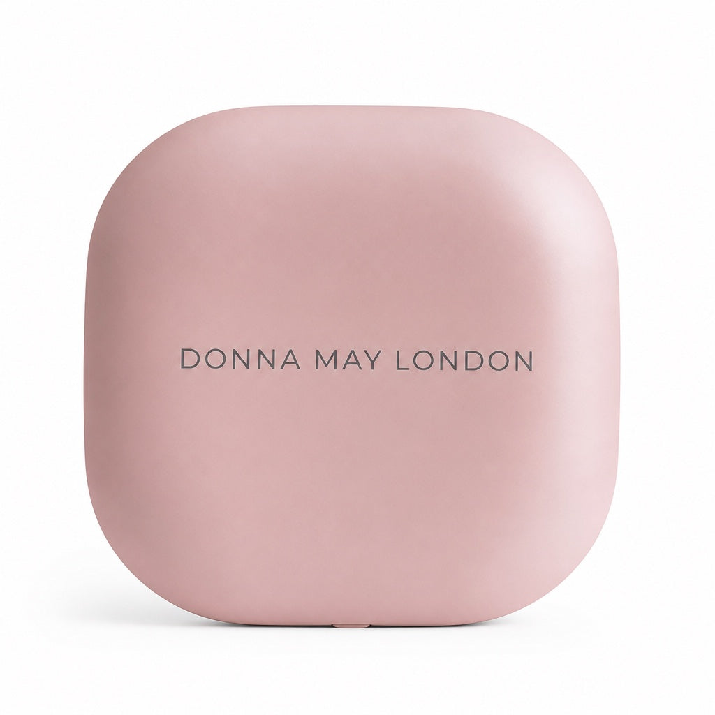 2-in-1 LED Pocket Mirror In Pink– Magnified (x10) & Standard Vision