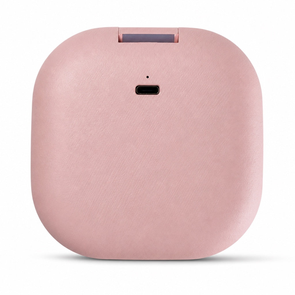 2-in-1 LED Pocket Mirror In Pink– Magnified (x10) & Standard Vision