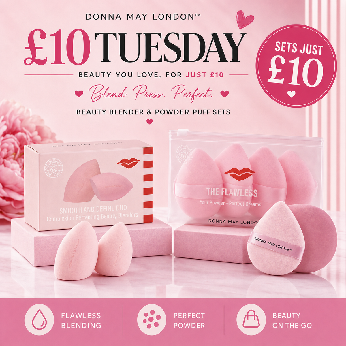 Powder Puff & Blender Duo