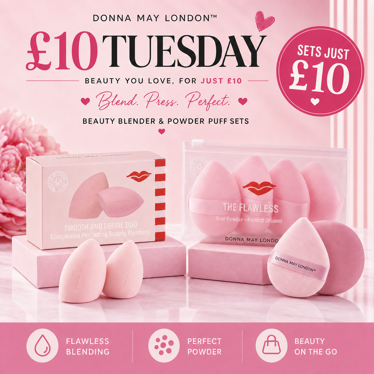 Powder Puff & Blender Duo