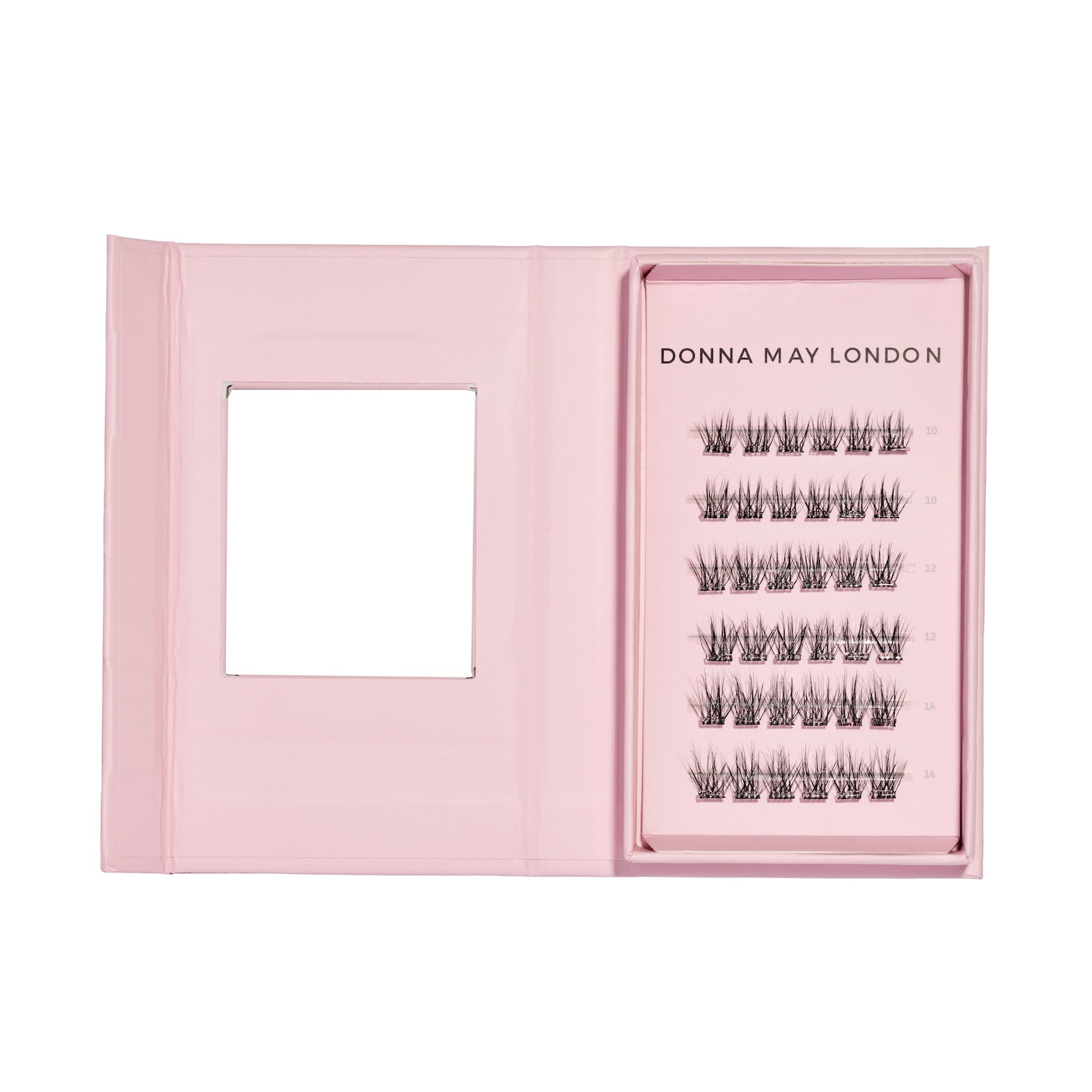 EasyLash Mixed Black. Pre-glued, mixed length, under lashes