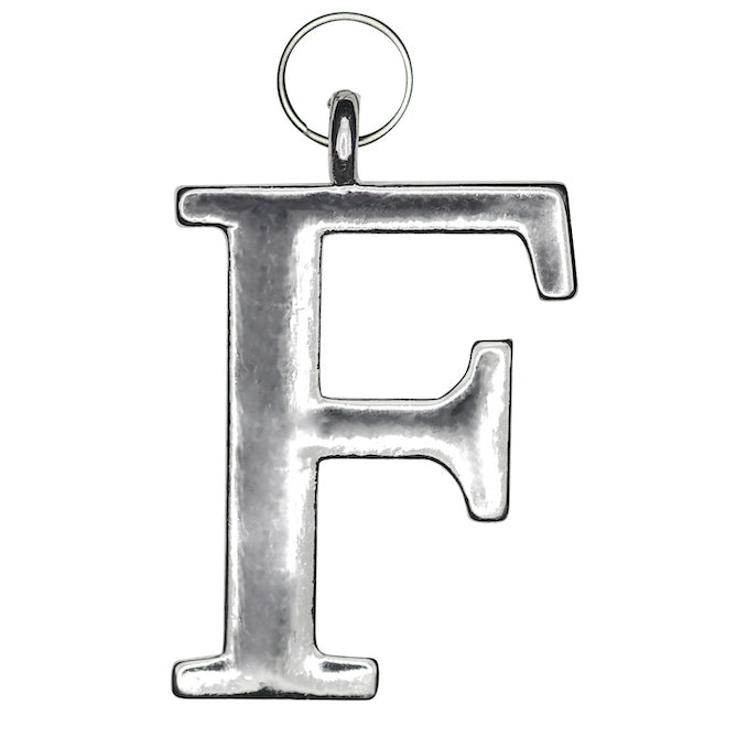 Silver F initial Charm