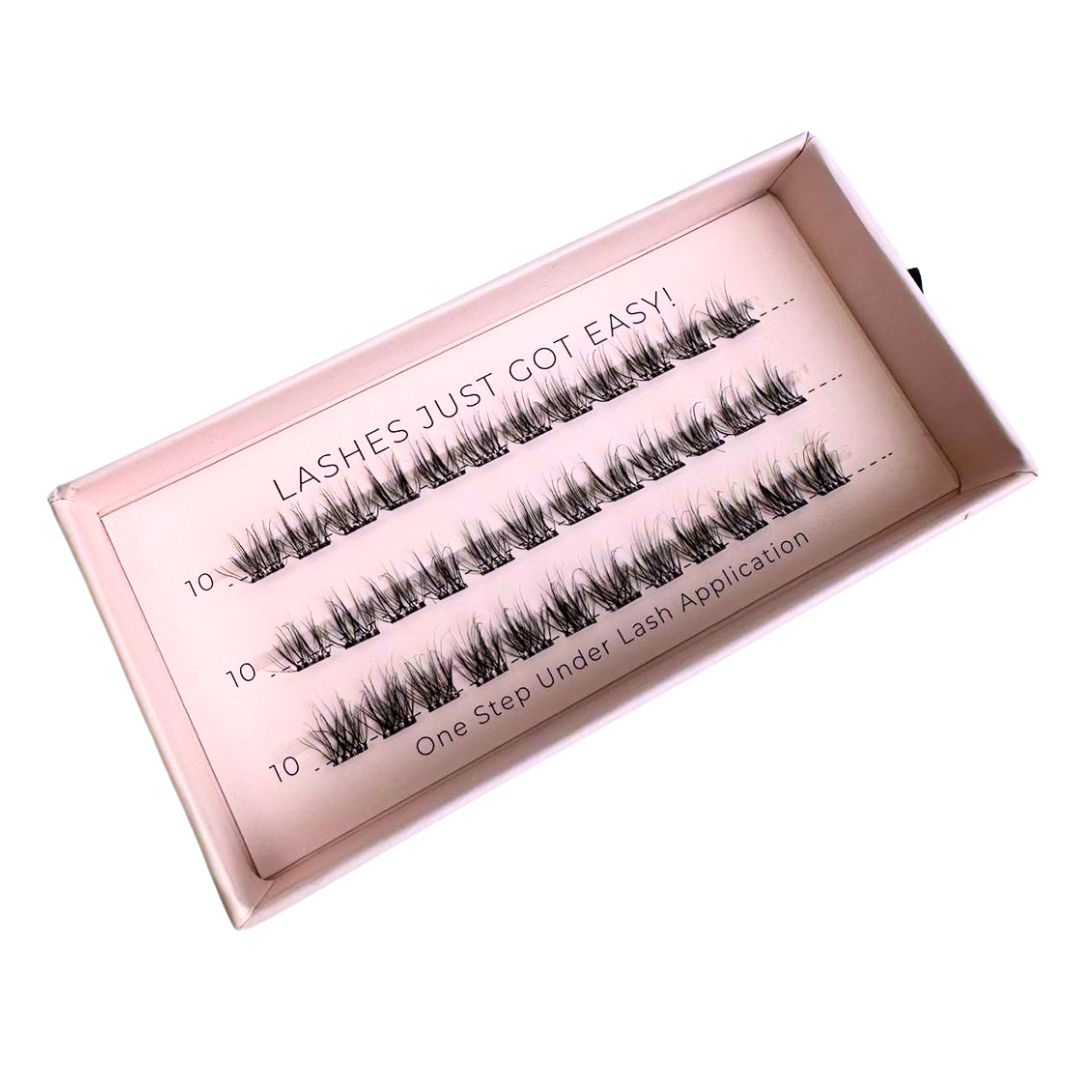 Easylash (10mm)  - Shorter Length Clusters in Black