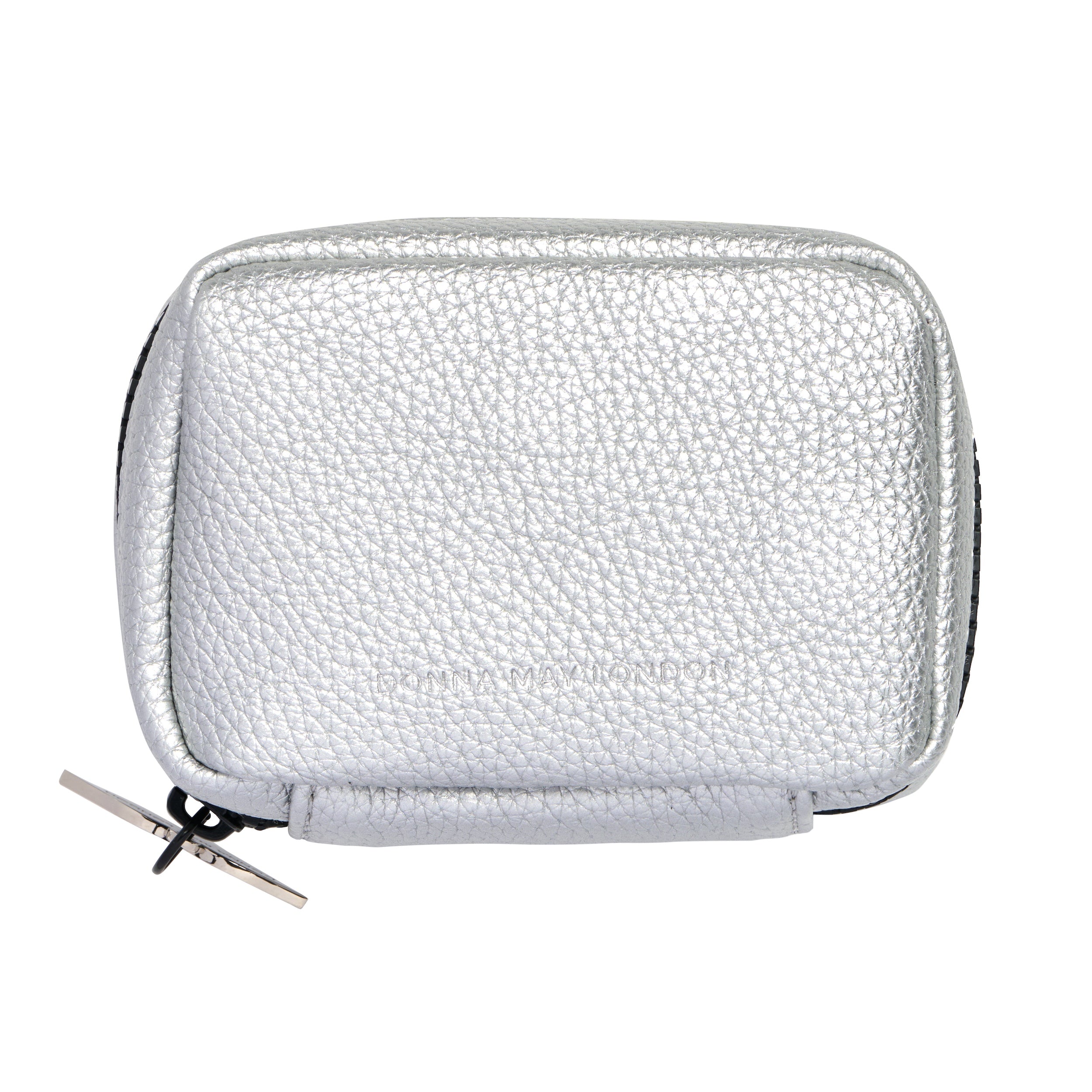 Everyday Pill Pal in Silver Faux Leather