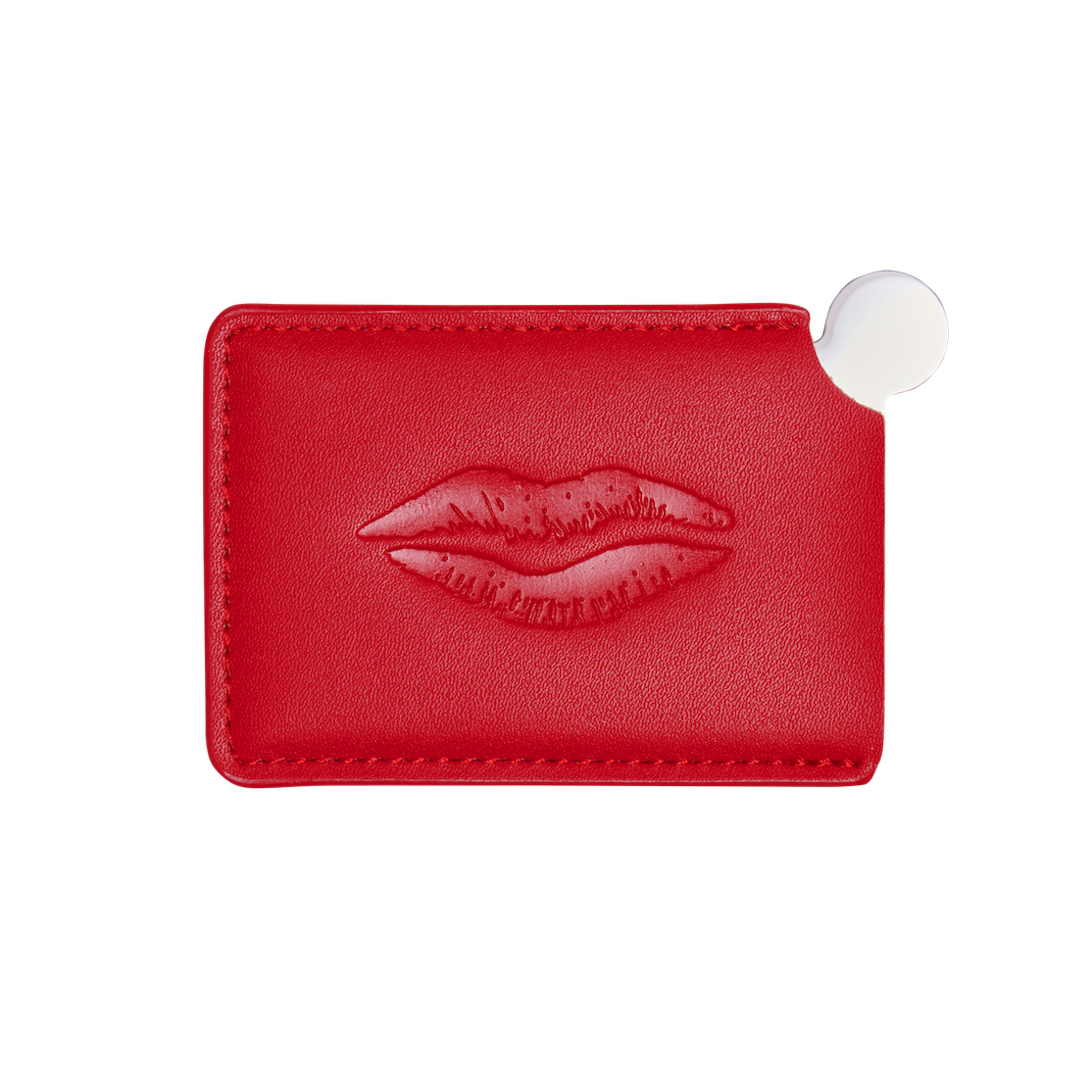 Credit Card Pocket Mirror - Choice of Colours (Pink or Red)