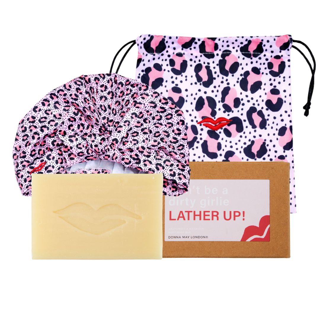 Lather Up Shower Bundle - Nude Leopard