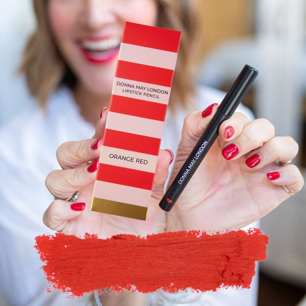 Red Lip To Cheek Pencils - Orange Red