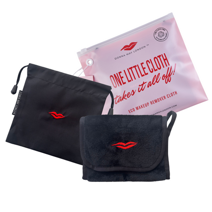 Reusable Eco Makeup Remover Cloth in Black