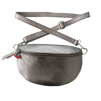 silver cross body bag