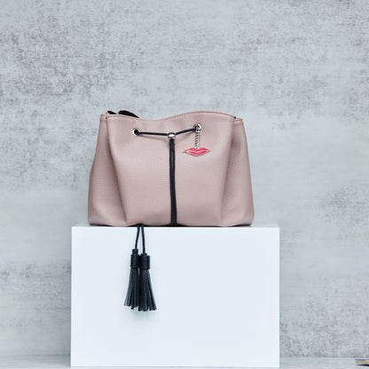 large Nude Pink Makeup Bag