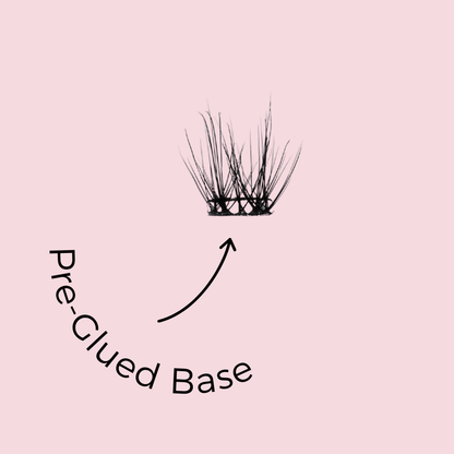 Easylash - Mixed Length, Pre-glued,  Underlashes - Dark Brown