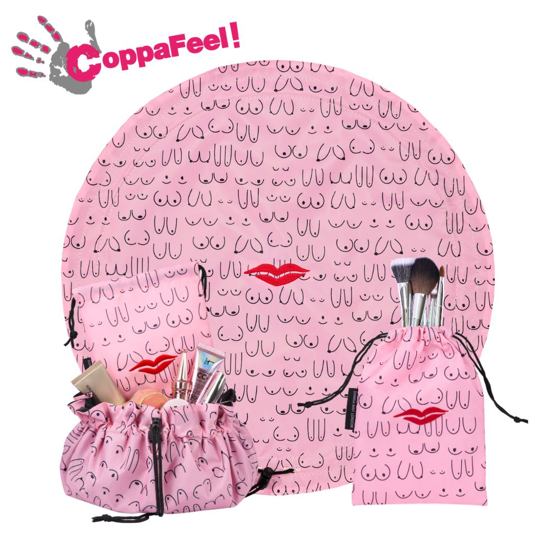 Boobie Makeup Bag for CoppaFeel!