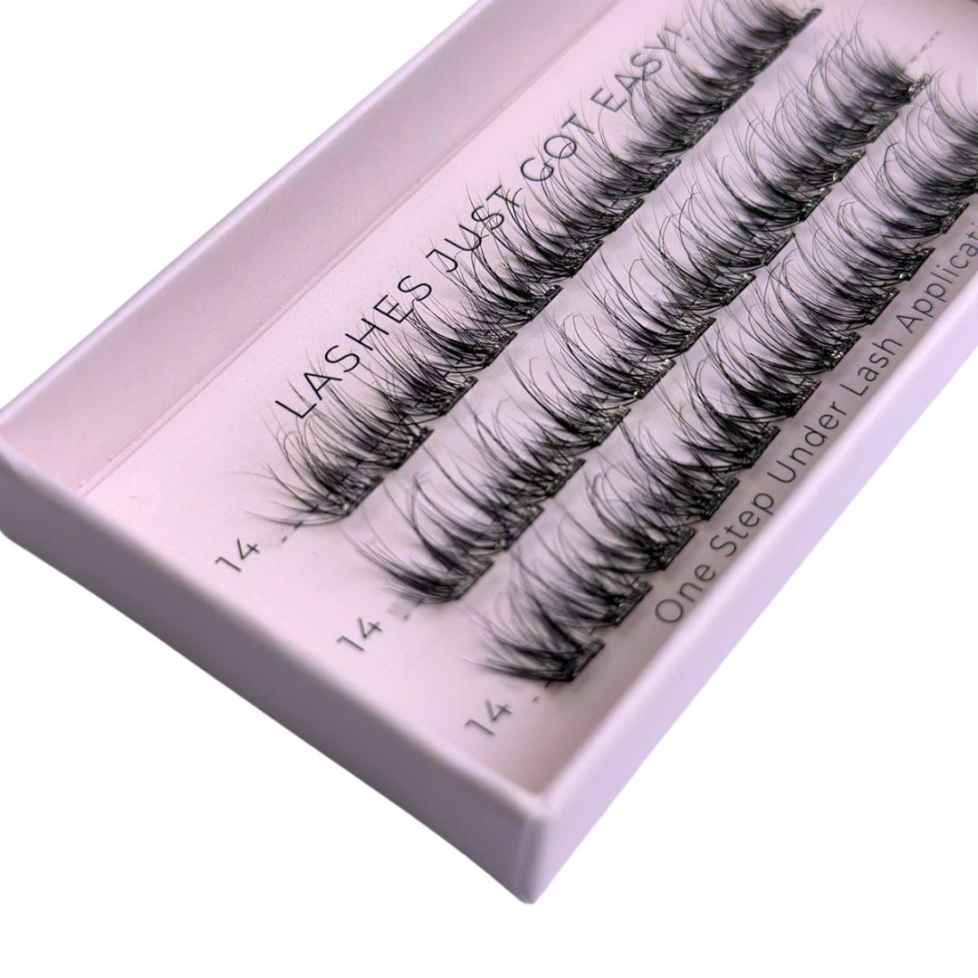 Easylash (14mm)  - Longer Length Pre-glued, under lashes