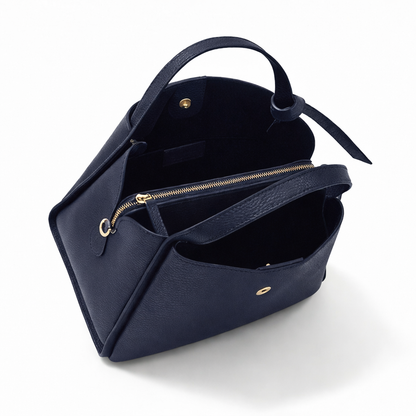 Bow Bag in Navy - The Everyday Luxe Mini Tote