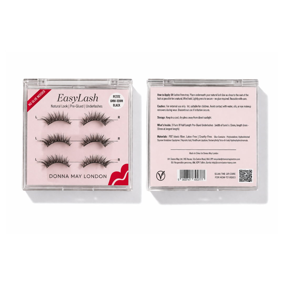 Petite Easylash Half Length Pre-Glued Underlashes – Black