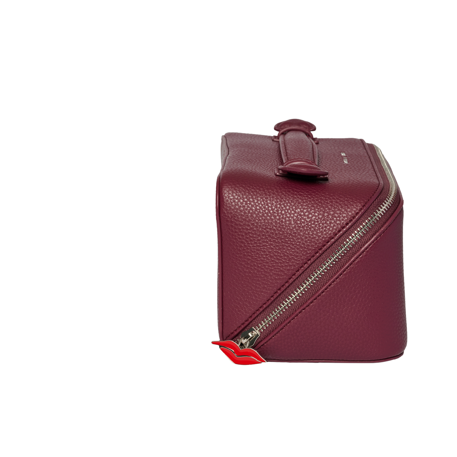 Chic Train Beauty Box for makeup storage - Burgundy