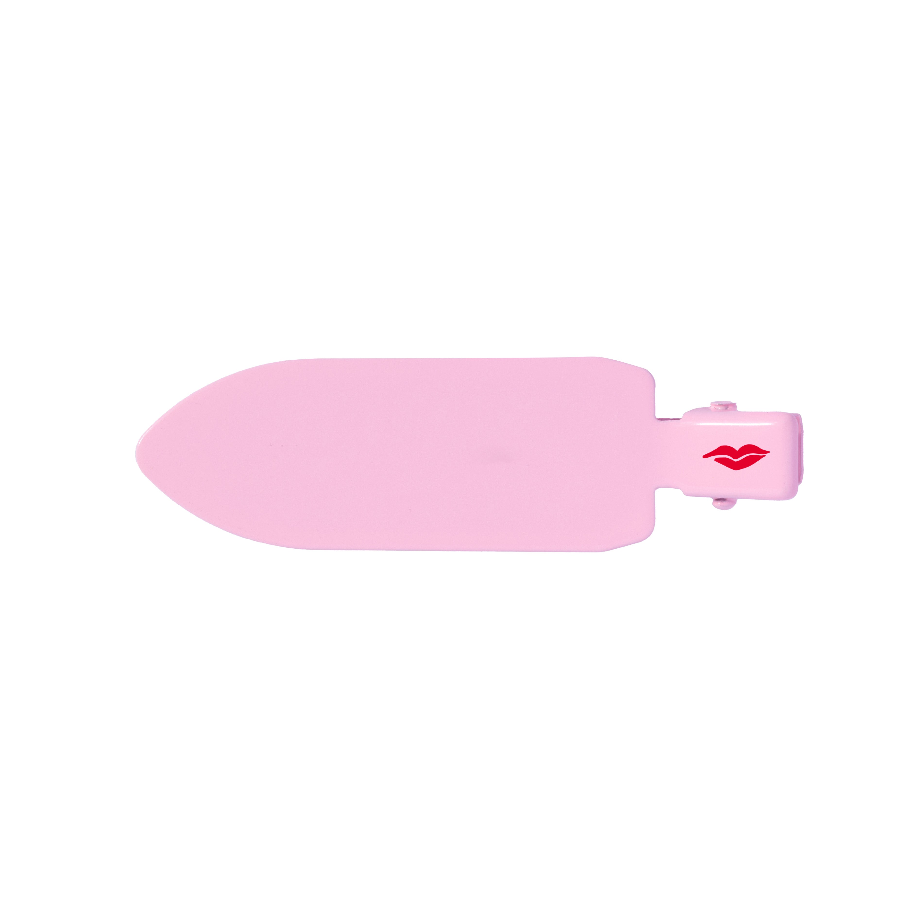 Stay Smooth Set – 4 Crease-Free Hairclips in Donna May Pink