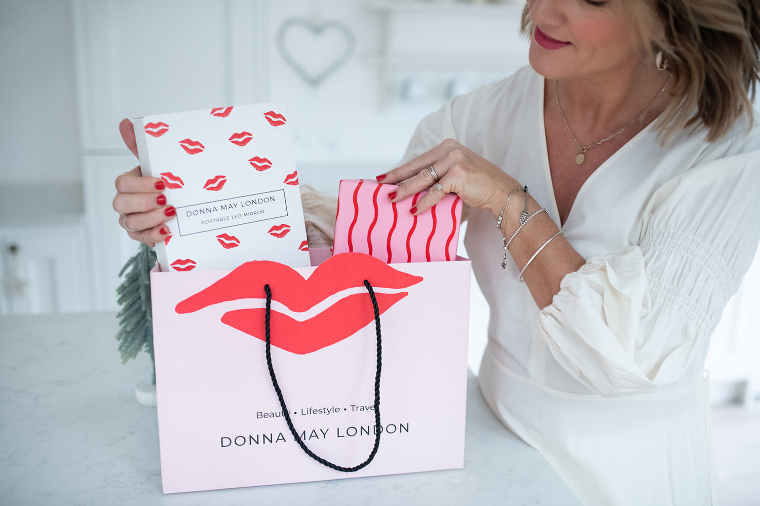 Large Red Lip Gift Bags