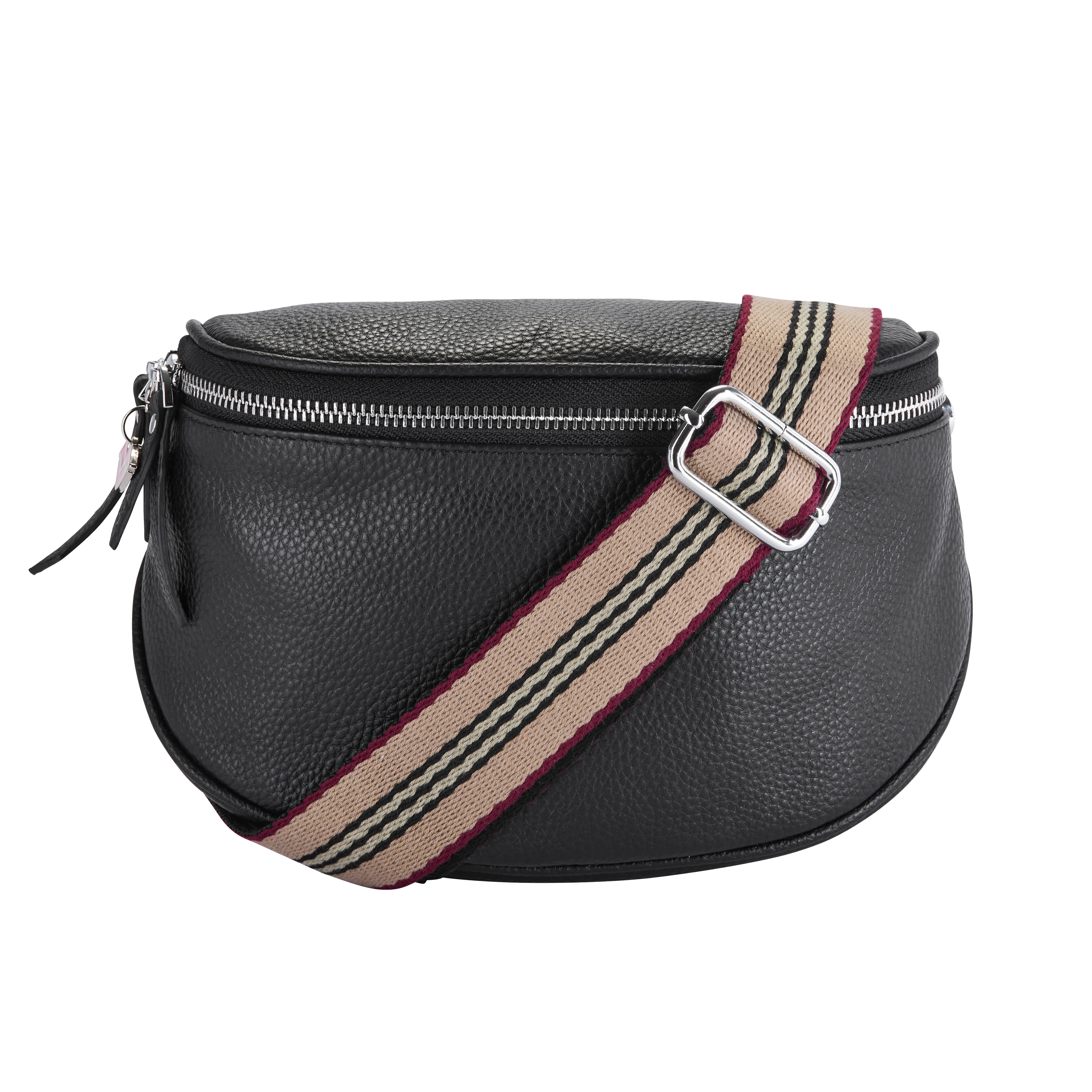 Fabric cross outlet body bag