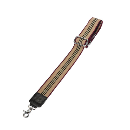 striped bag strap