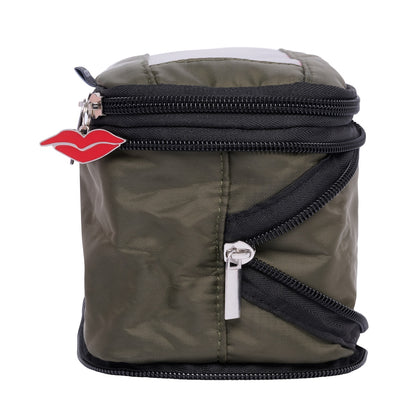 Donna May London khaki packing cubes for suitcase