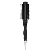 Radial hairbrush for short hair