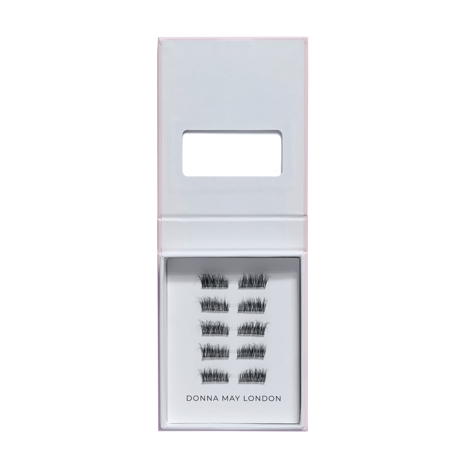 Donna May London Easylash underlashes – seamless, natural lift from half length false lashes