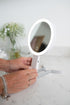 Makeup mirror with x5 magnification