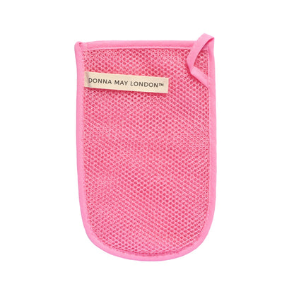 Glow Fresh Duo – Exfoliation Cloth &amp; Mitt Set (Pink)